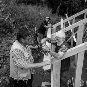 Construction d'une cabane