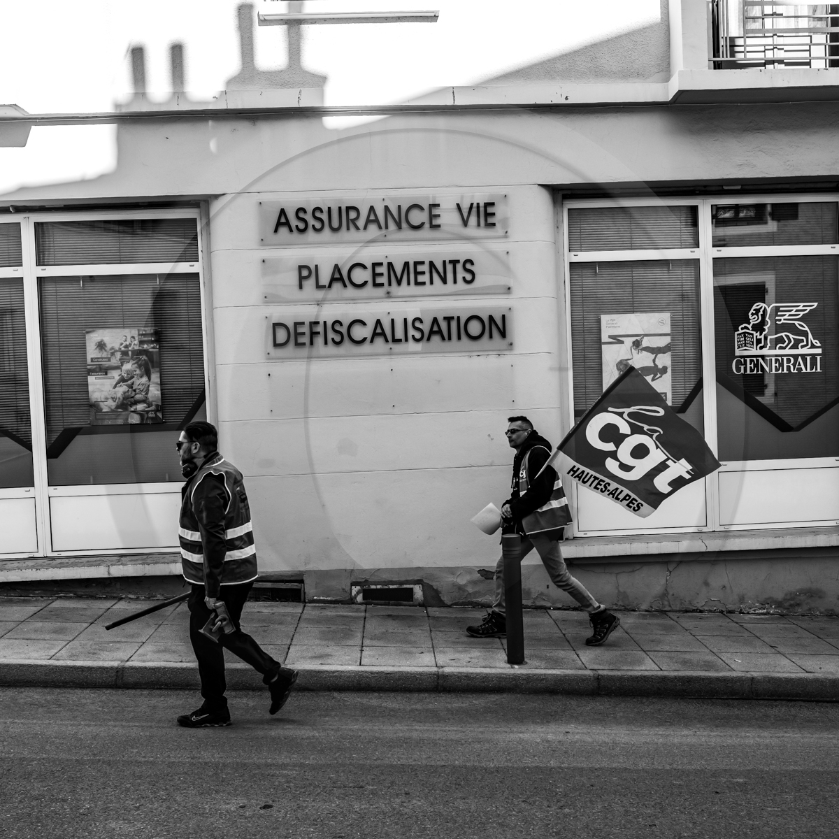 11 février 2023 : Manifestation contre la réforme des retraites à Gap (Hautes-Alpes)