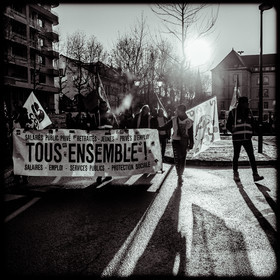 Manifestation à Gap le 12 décembre 2019.