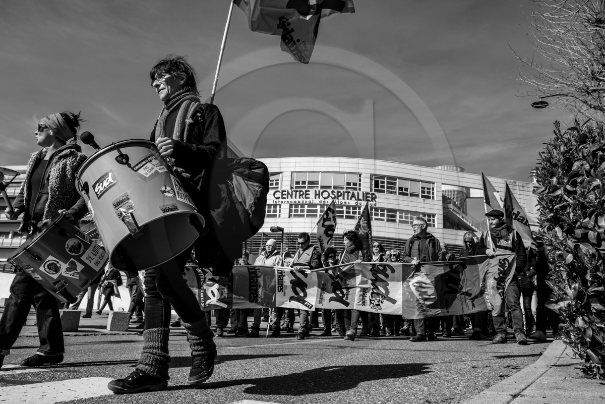 16 mars 2023 : Manifestation contre la réforme des retraites à Gap