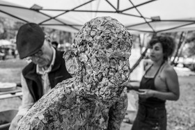 14 aout 2024 : Les ateliers créatifs proposés par l'Ouort au festival  l'Echo des Mots à Saint-Jean-Saint-Nicolas