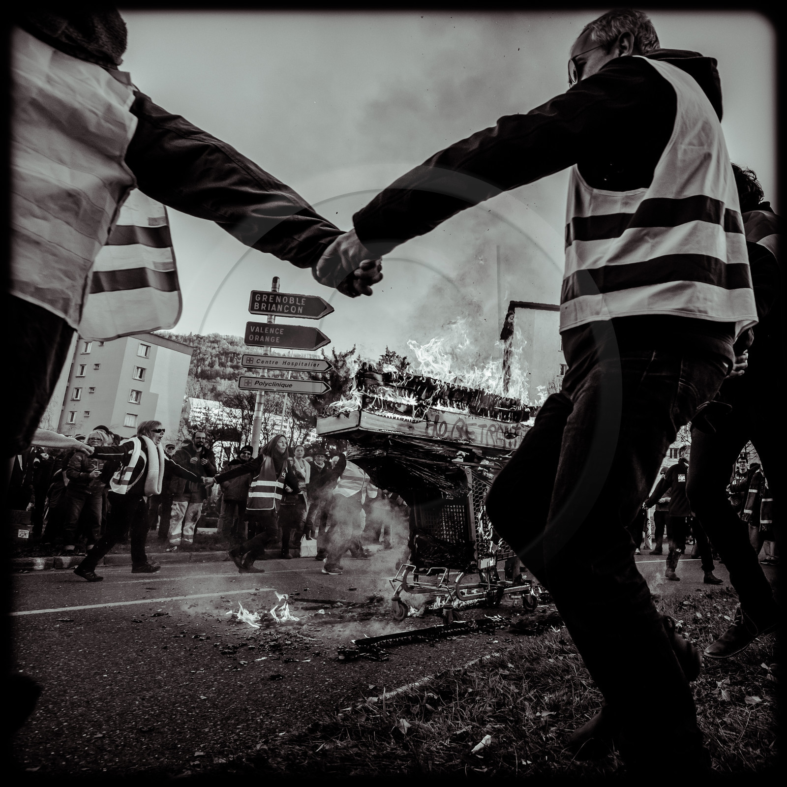 Manifestation à Gap le 09 janvier 2020