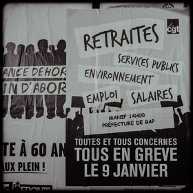 Manifestation à Gap le 09 janvier 2020