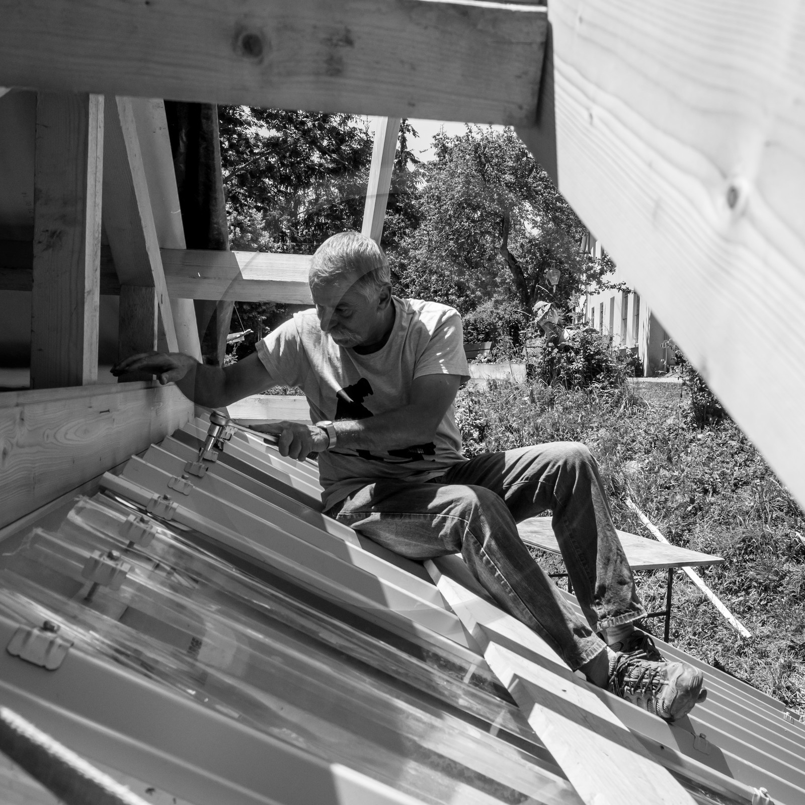 Construction d'une cabane
