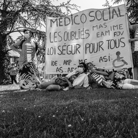 15 juin 2021 à Gap (Hautes-Alpes) : Manifestation des soignants oubliés du Ségur de la santé.