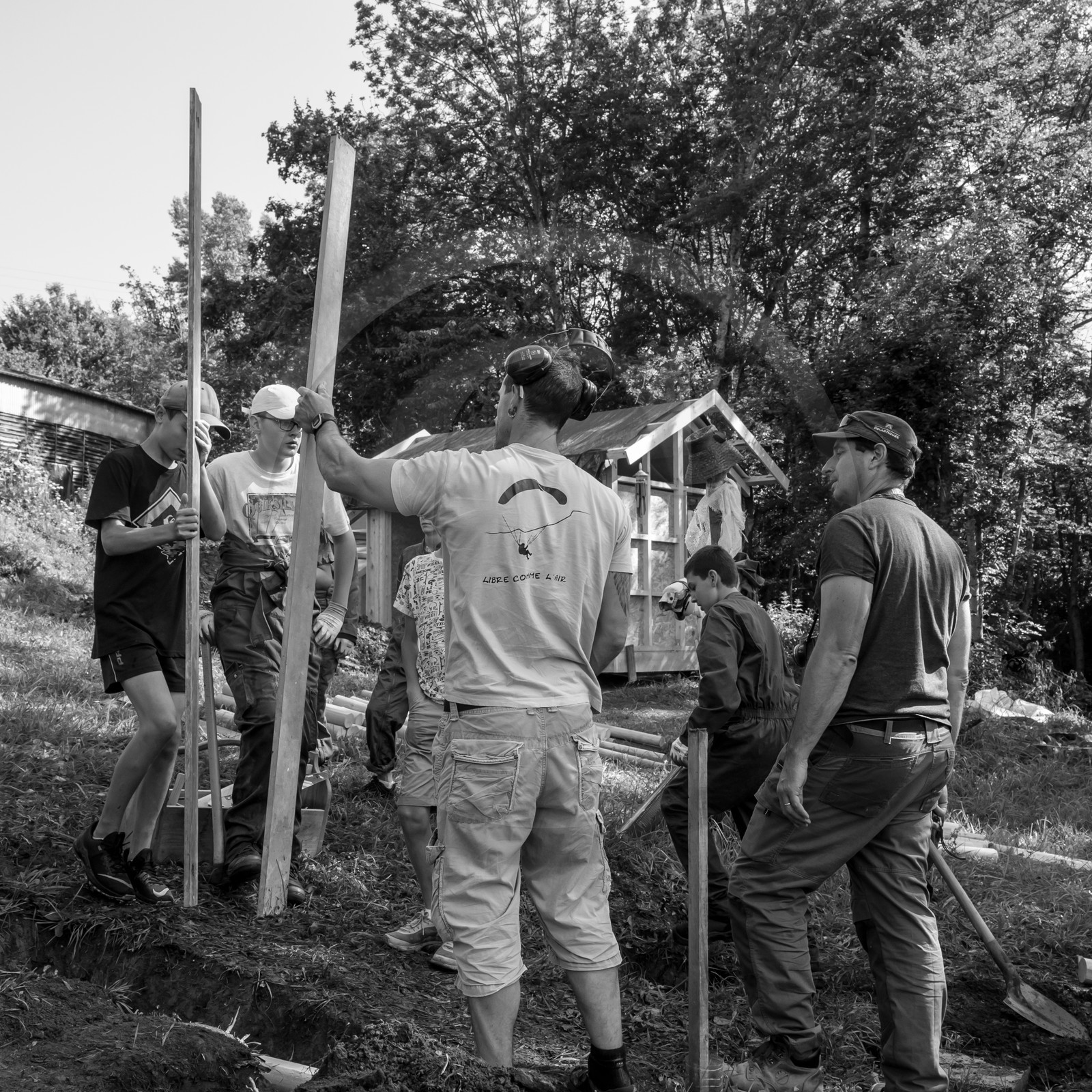 Construction de bacs surélevés