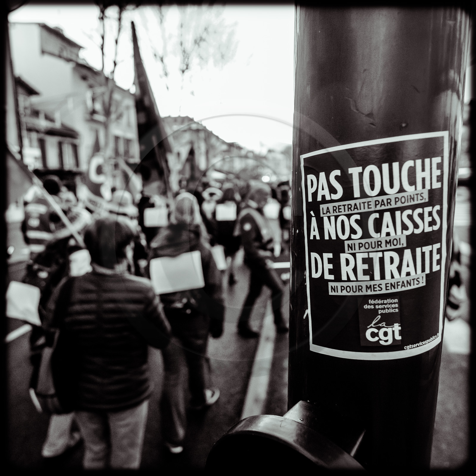 Manifestation à Gap le 12 décembre 2019.