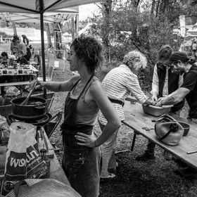 14 aout 2024 : Les ateliers créatifs proposés par l'Ouort au festival  l'Echo des Mots à Saint-Jean-Saint-Nicolas