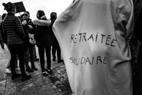 11 février 2023 : Manifestation contre la réforme des retraites à Gap (Hautes-Alpes)