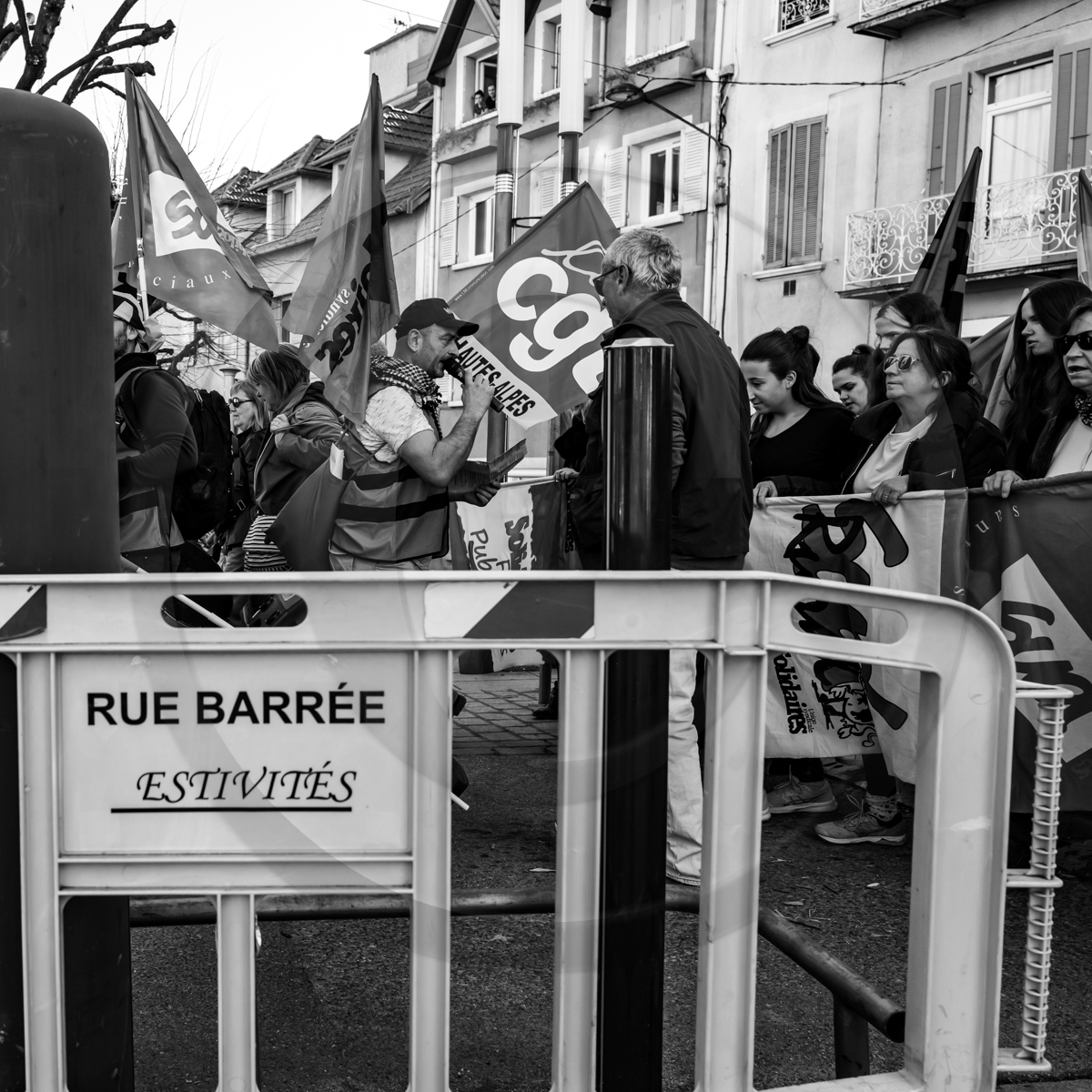 16 février 2023 : Manifestation contre la réforme des retraites à Gap (Hautes-Alpes)