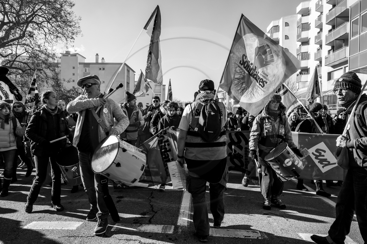 19 janvier 2023 : Manifestation pour le défense des retraites à Gap