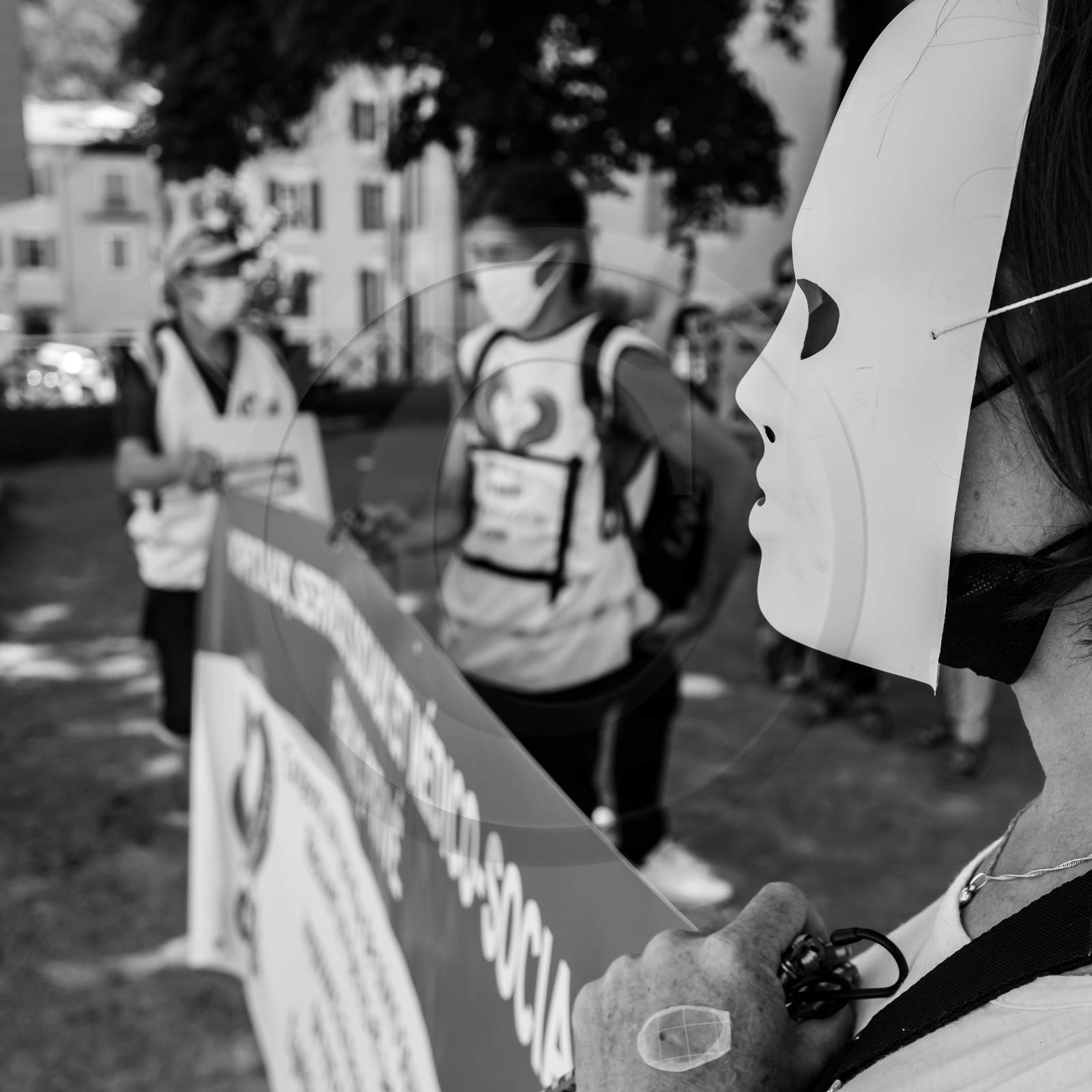 15 juin 2021 à Gap (Hautes-Alpes) : Manifestation des soignants oubliés du Ségur de la santé.