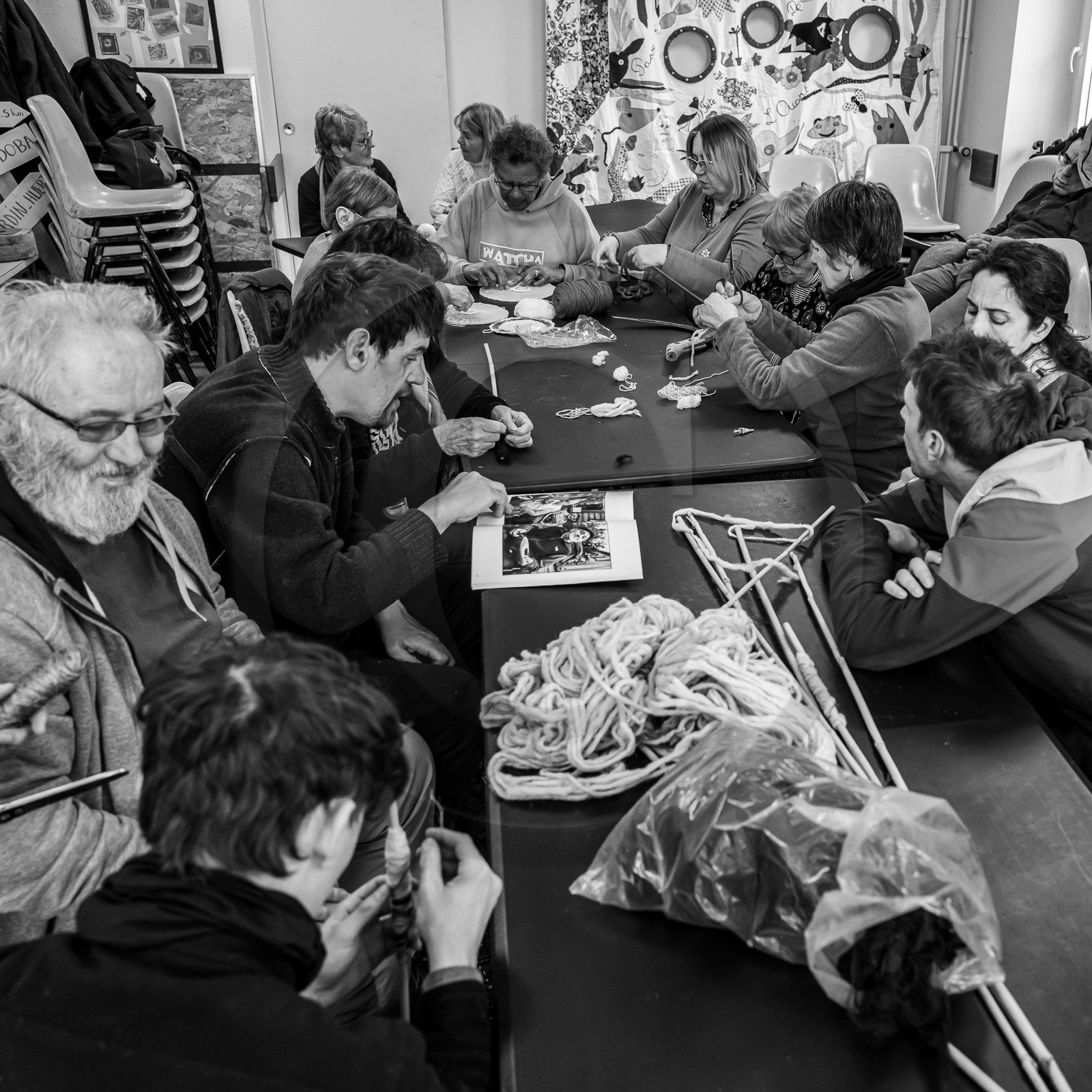 03 avril 2024 : Laine et aménagements au jardin