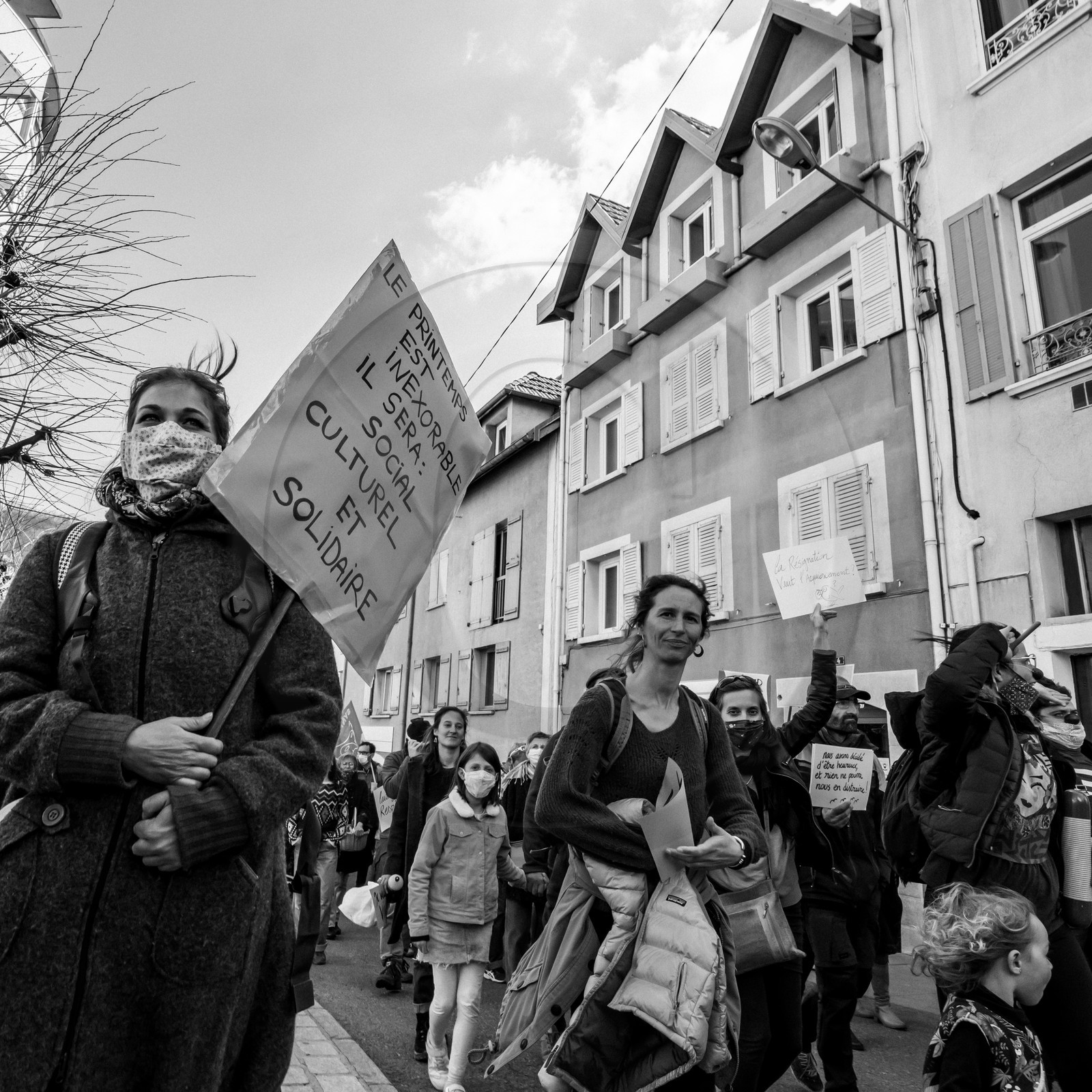 21 mars 2021 - Gap - Mobilisation pour la réouverture des lieux culturels