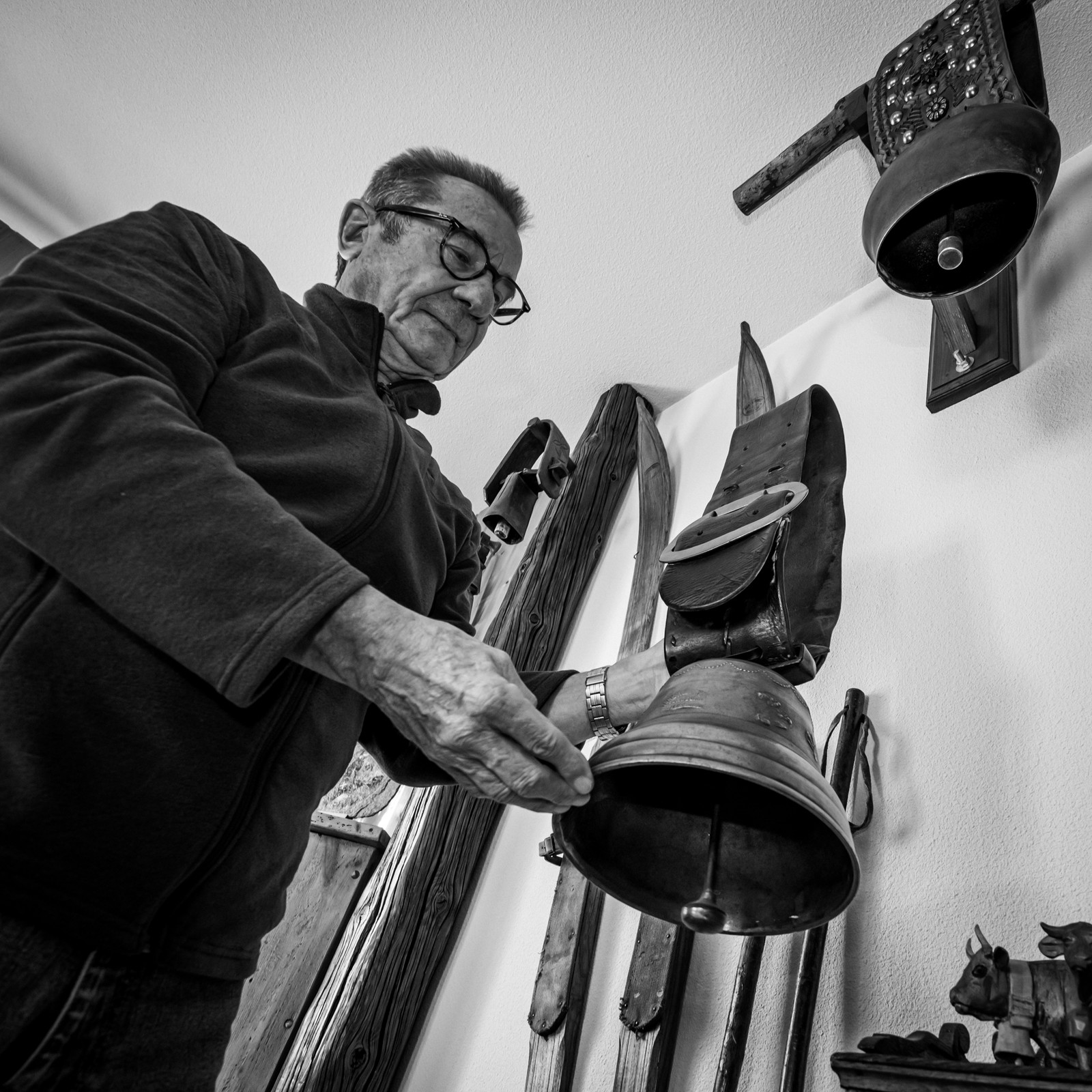 Collection de cloches - Exposition à la Maison du Berger