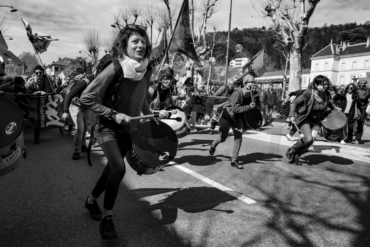 6 avril 2023 : Manifestation contre la réforme des retraites à Gap