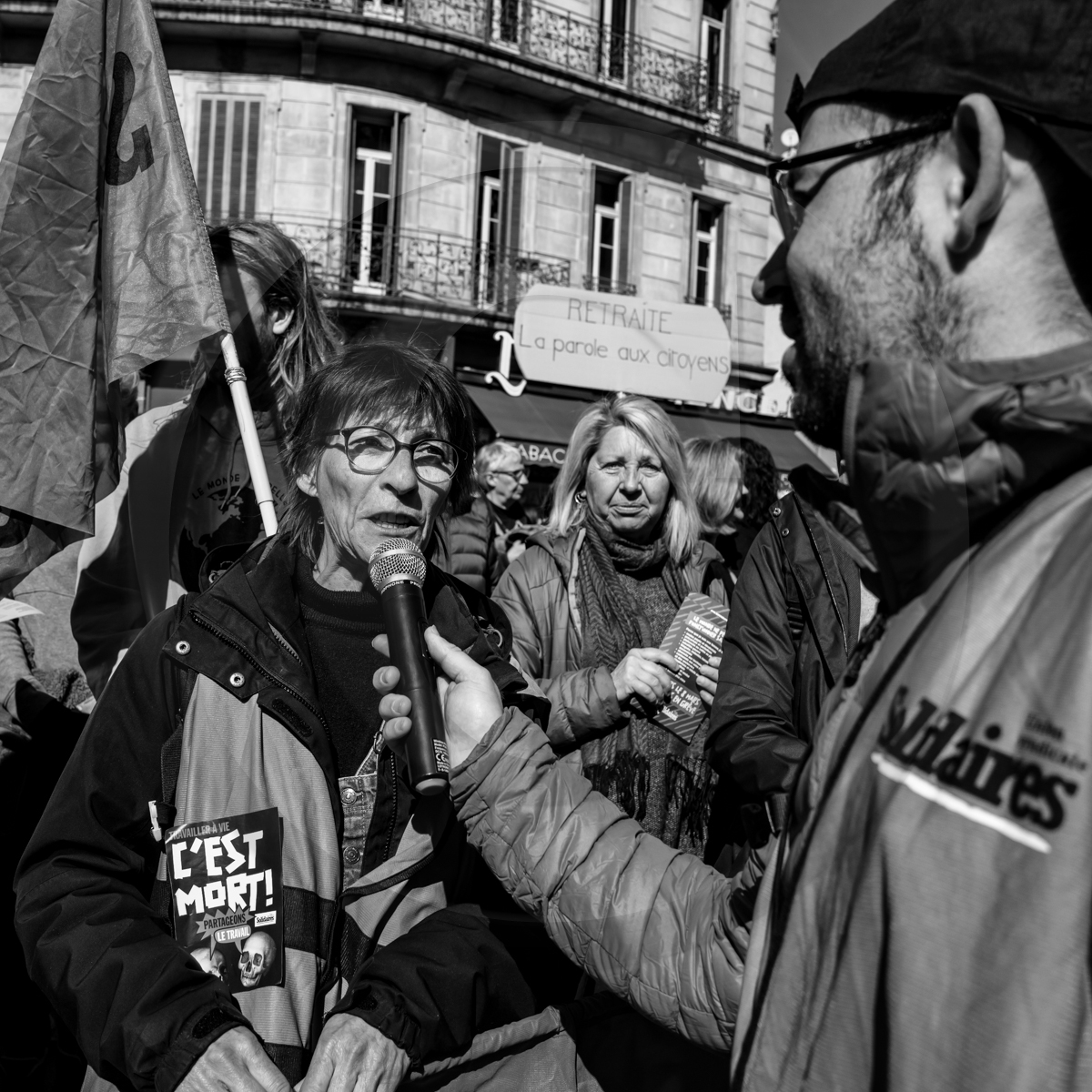 7 mars 2023 : Manifestation contre la réforme des retraites à Gap