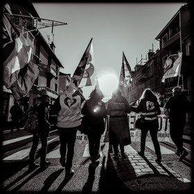 Manifestation à Gap le 10 décembre 2019.