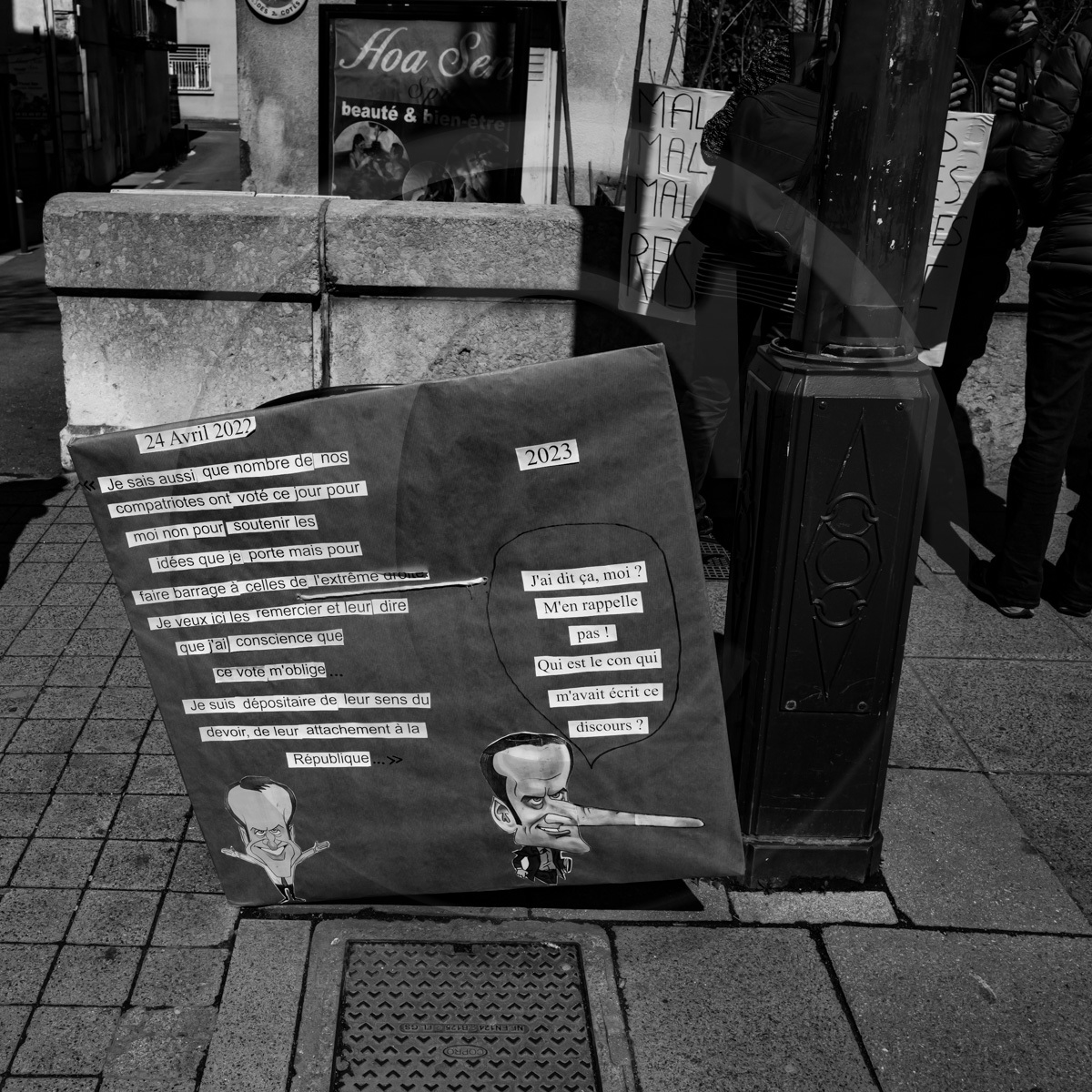 13 avril 2023 : Manifestation contre la réforme des retraites à Gap