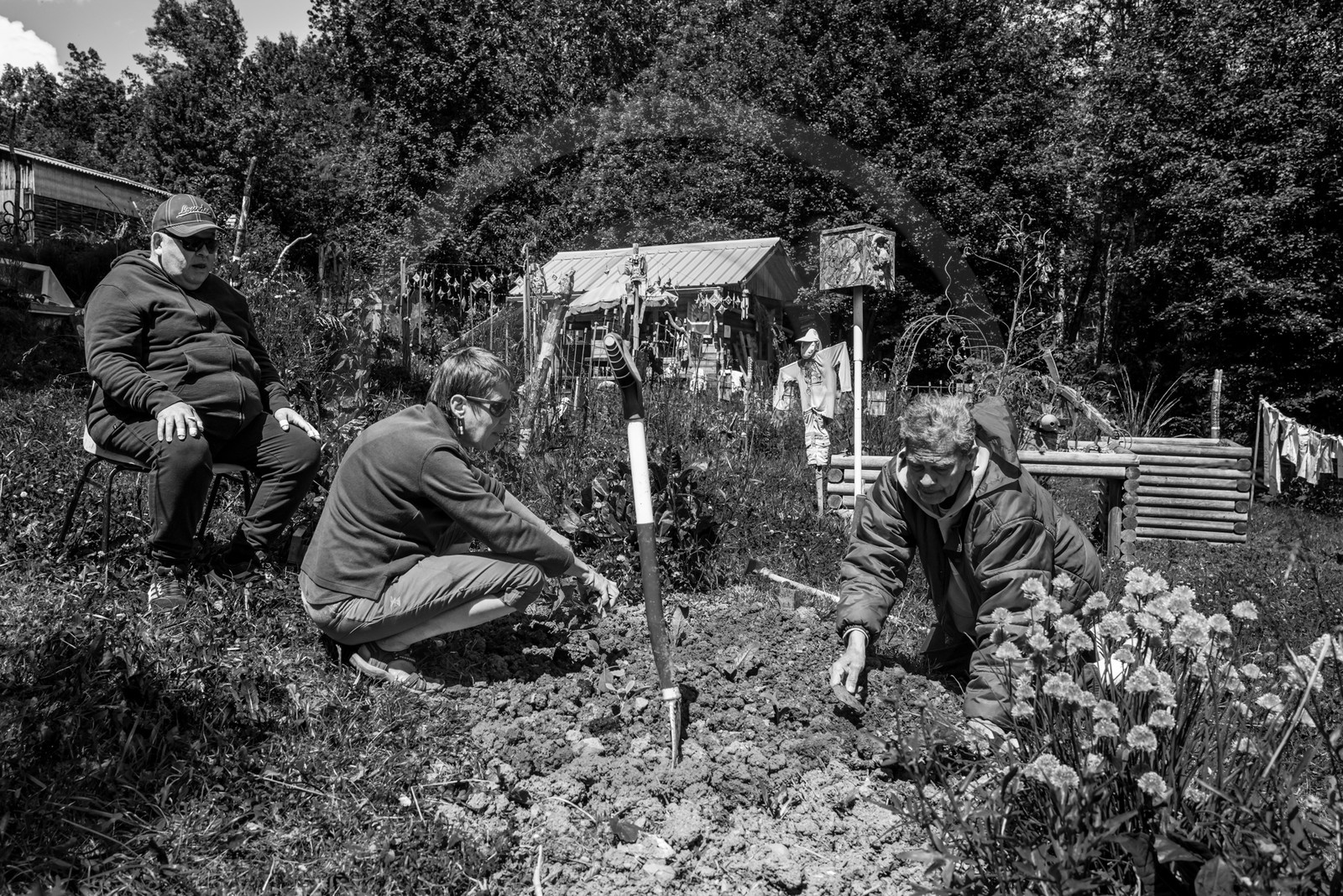 12 juin 2024 : création d'un jeu et jardinage