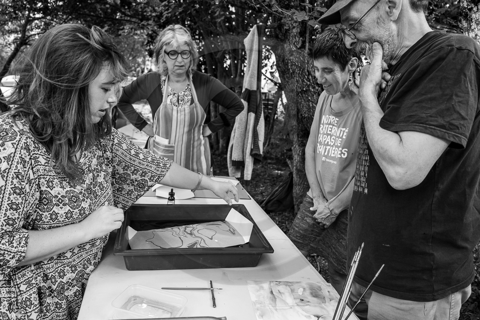 05 juillet 2023 : une cantine et des artistes