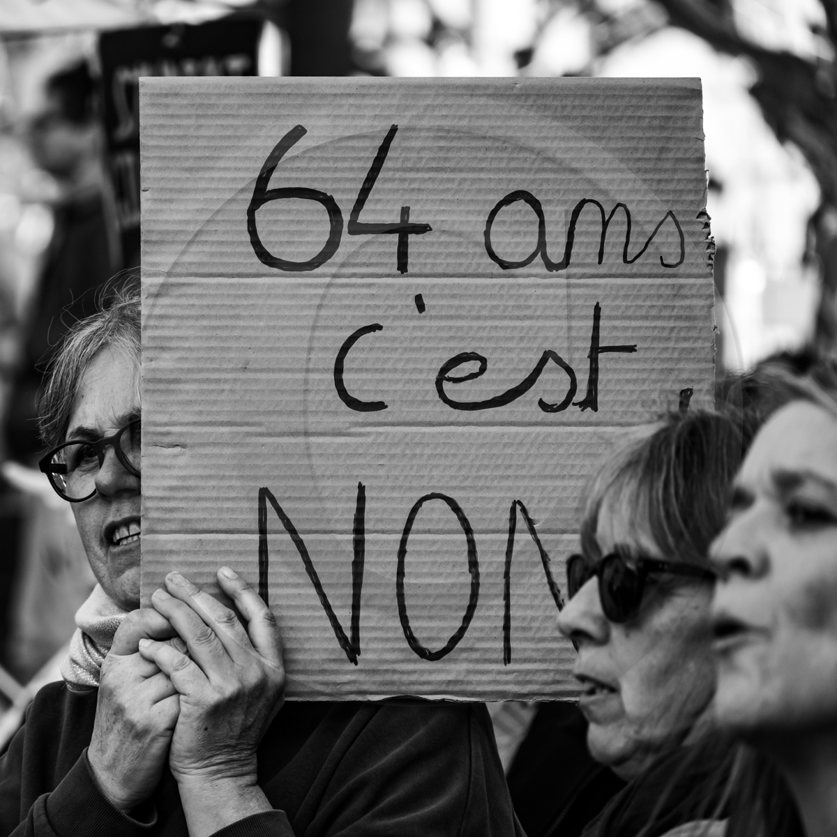 16 février 2023 : Manifestation contre la réforme des retraites à Gap (Hautes-Alpes)