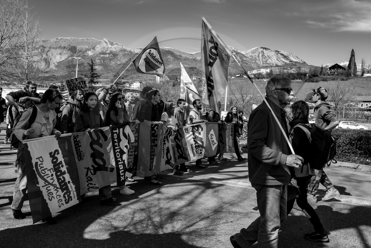 28 mars 2023 : Manifestation contre la réforme des retraites à Gap