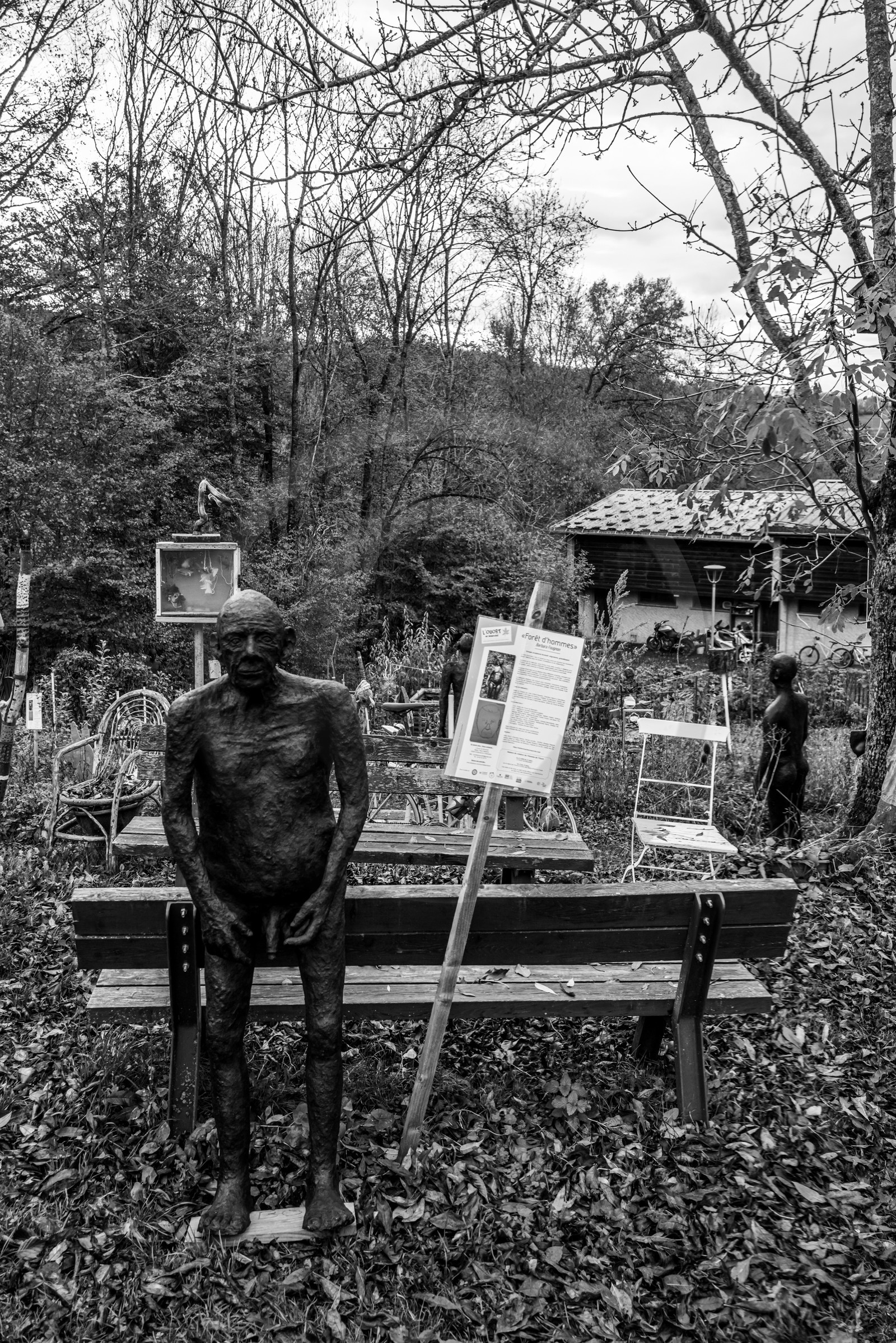 Exposition La forêt d'hommes, une création de Barbara Fougnon, artiste plasticienne