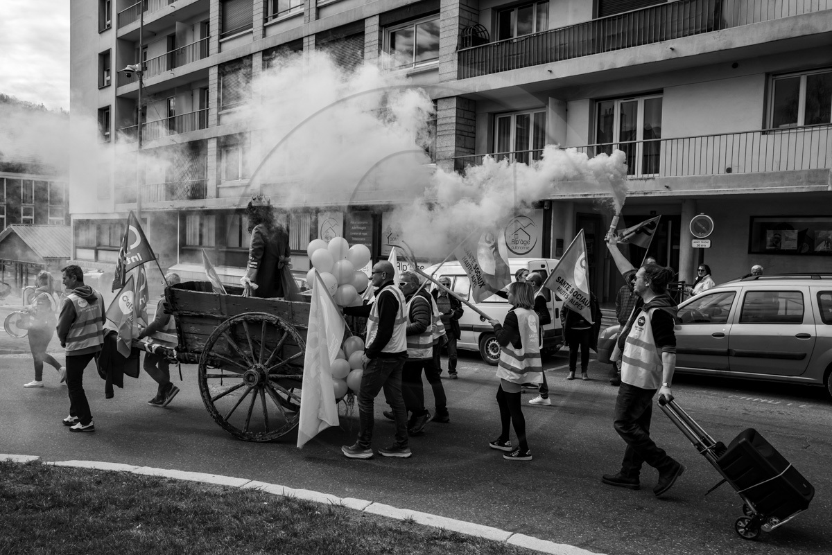 6 avril 2023 : Manifestation contre la réforme des retraites à Gap