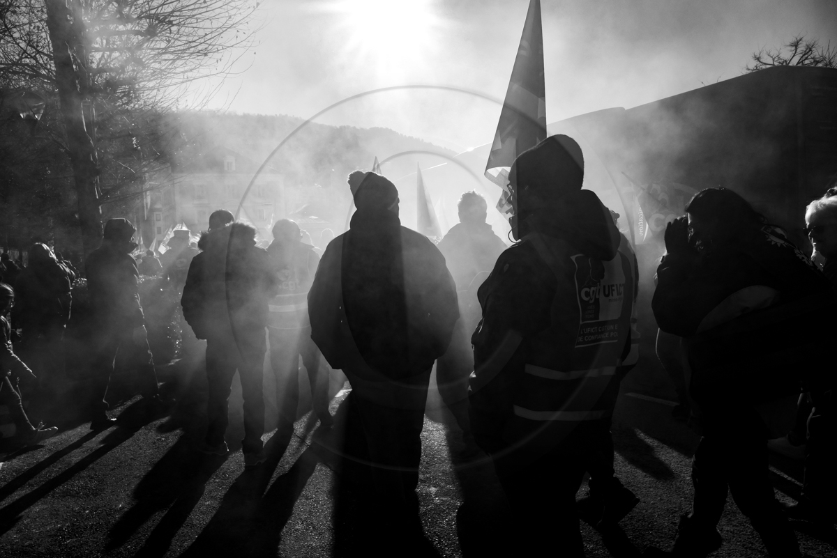 19 janvier 2023 : Manifestation pour le défense des retraites à Gap