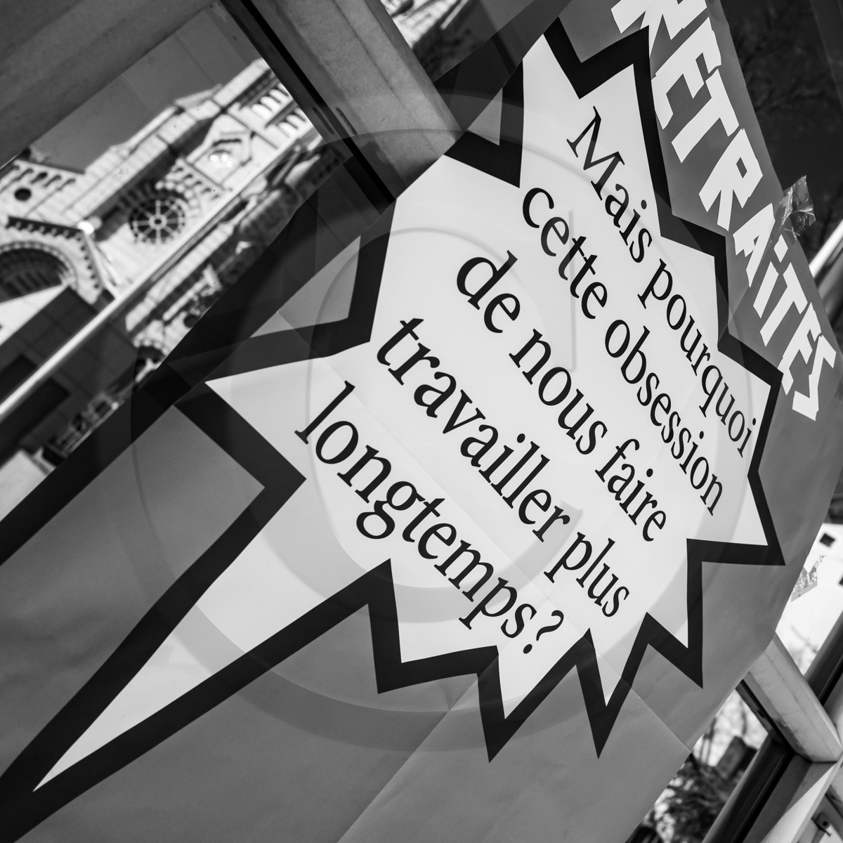 16 février 2023 : Manifestation contre la réforme des retraites à Gap (Hautes-Alpes)