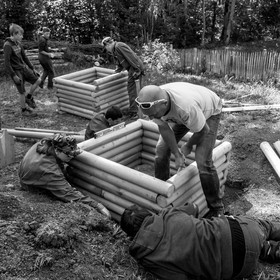 Construction de bacs surélevés