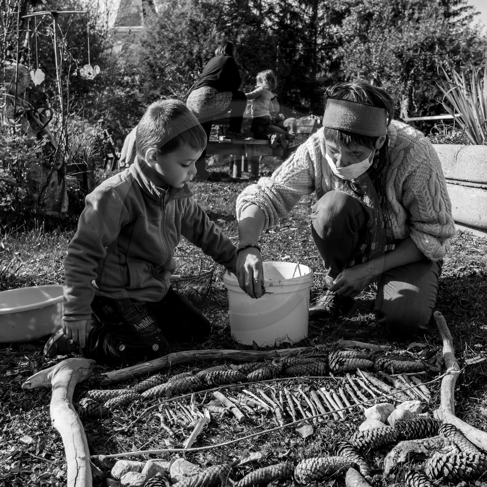 Semis, tournesols et jeux