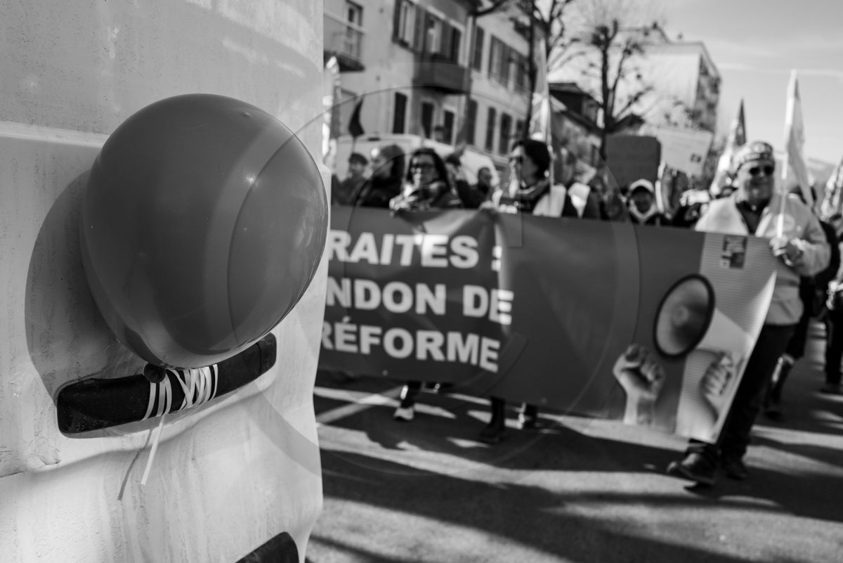 7 mars 2023 : Manifestation contre la réforme des retraites à Gap