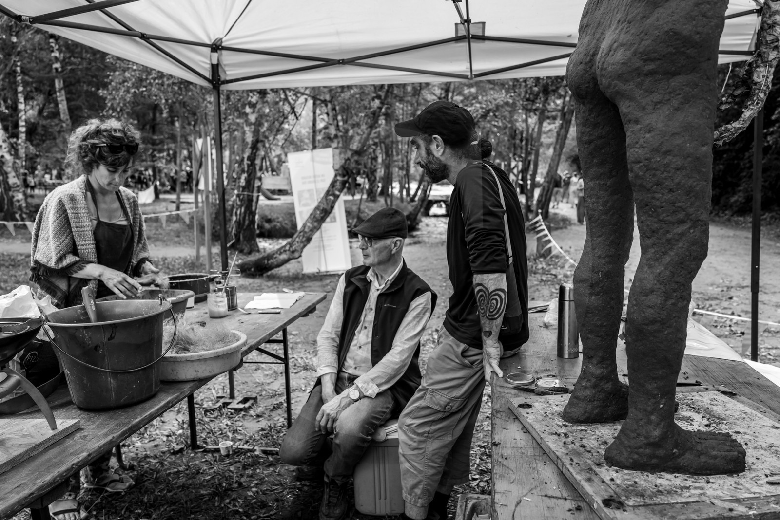 14 aout 2024 : Les ateliers créatifs proposés par l'Ouort au festival  l'Echo des Mots à Saint-Jean-Saint-Nicolas