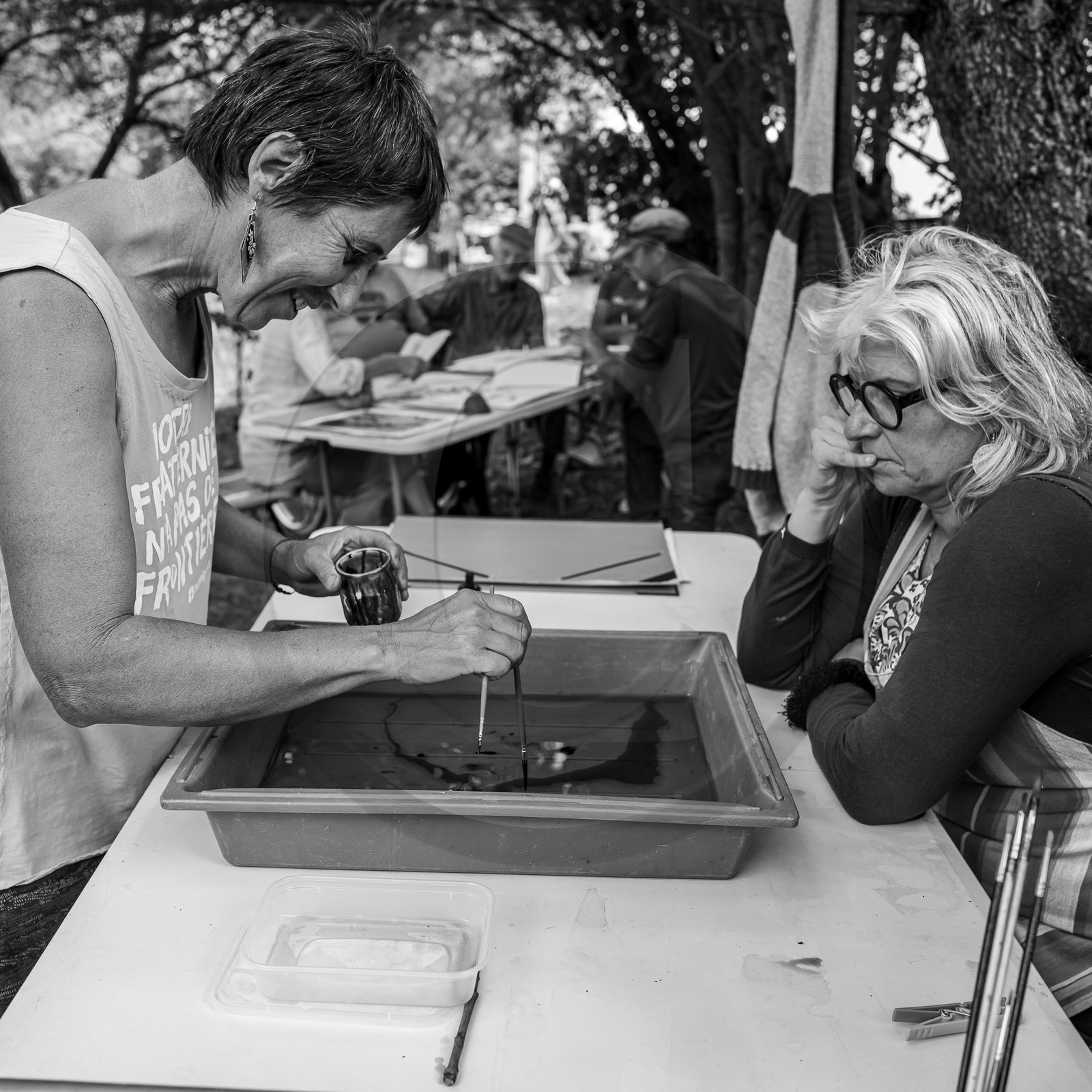 05 juillet 2023 : une cantine et des artistes