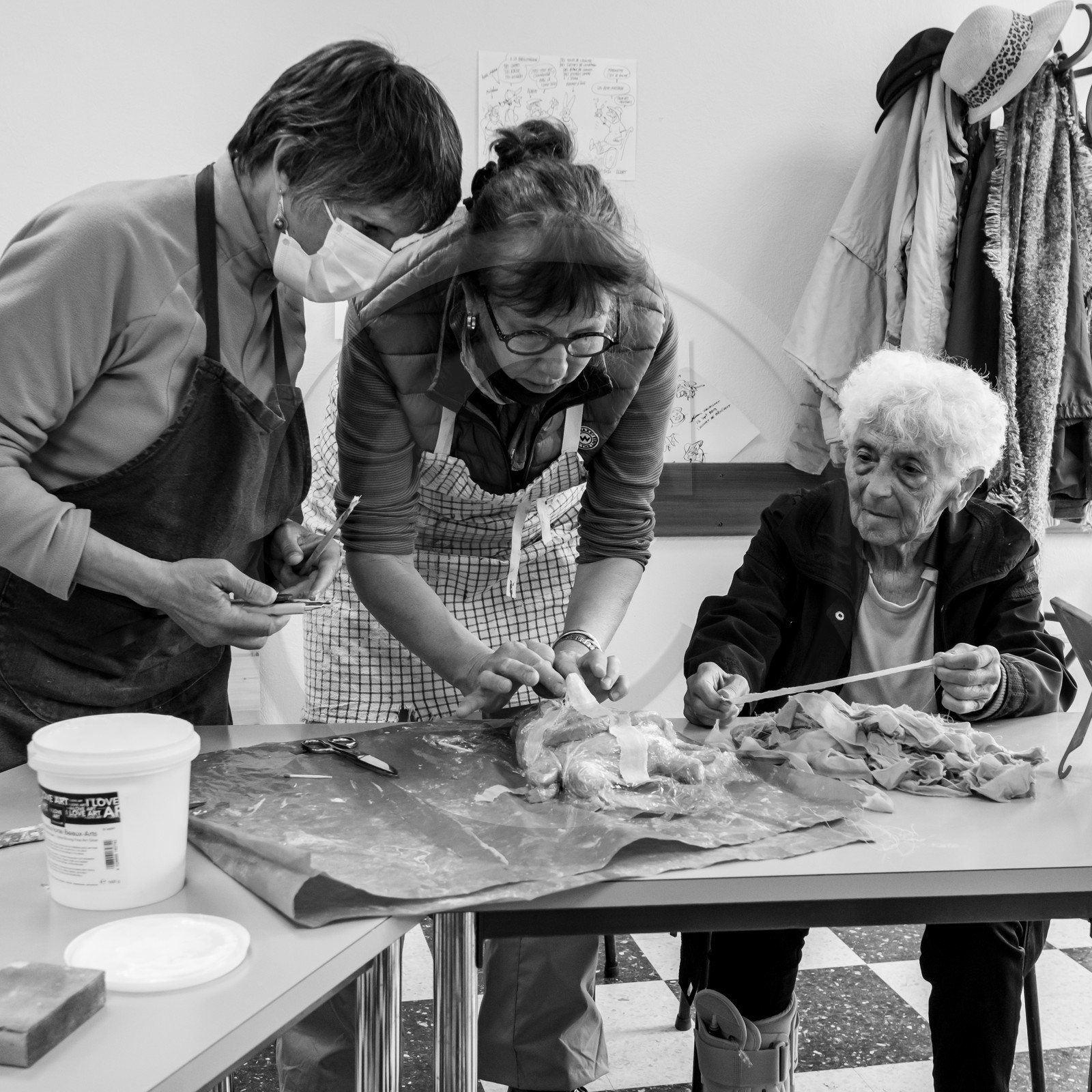 15 mai 2021 : fabrication de masques