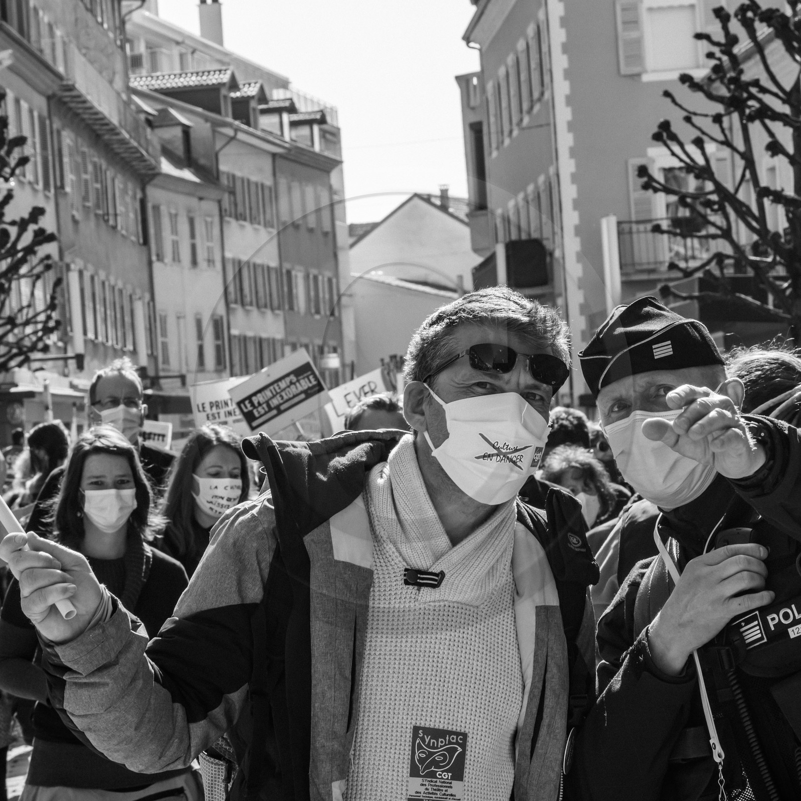 21 mars 2021 - Gap - Mobilisation pour la réouverture des lieux culturels