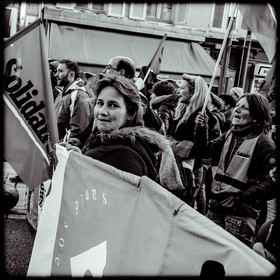 Manifestation à Gap le 12 décembre 2019.