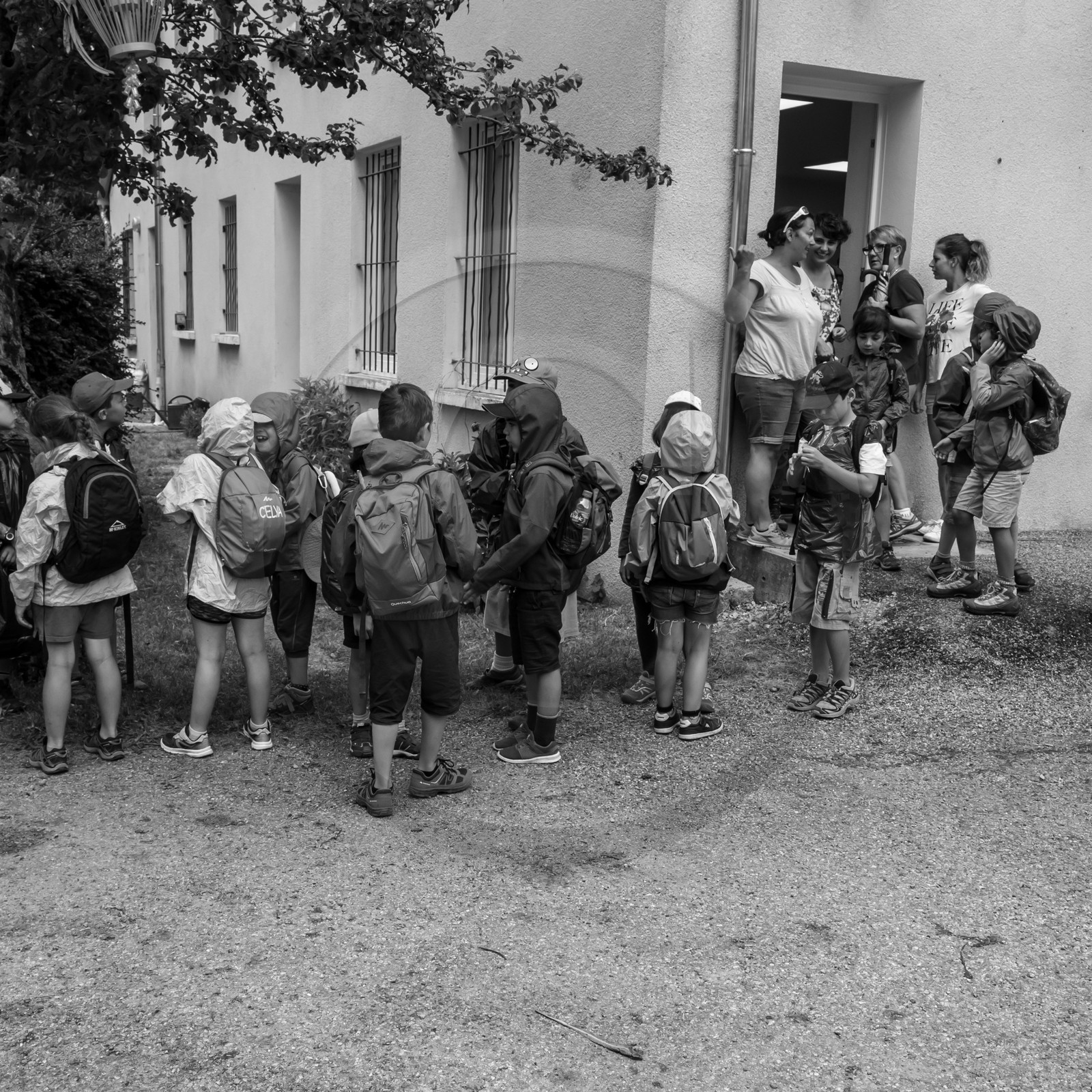 Avec l'école de Saint-Bonnet