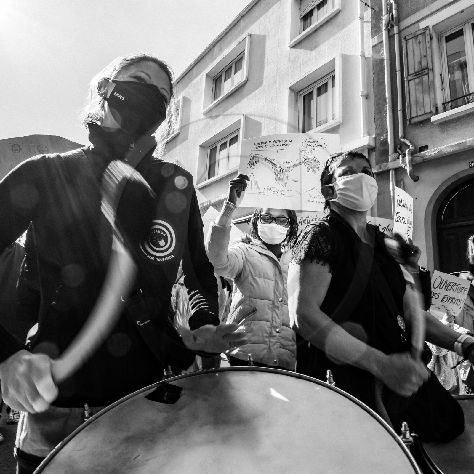 21 mars 2021 - Gap - Mobilisation pour la réouverture des lieux culturels