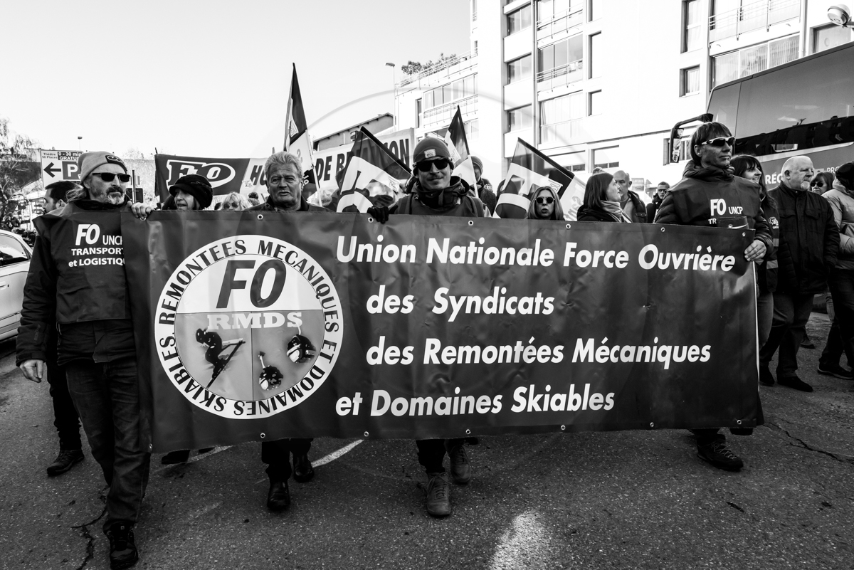 19 janvier 2023 : Manifestation pour le défense des retraites à Gap