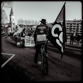Manifestation à Gap le 12 décembre 2019.