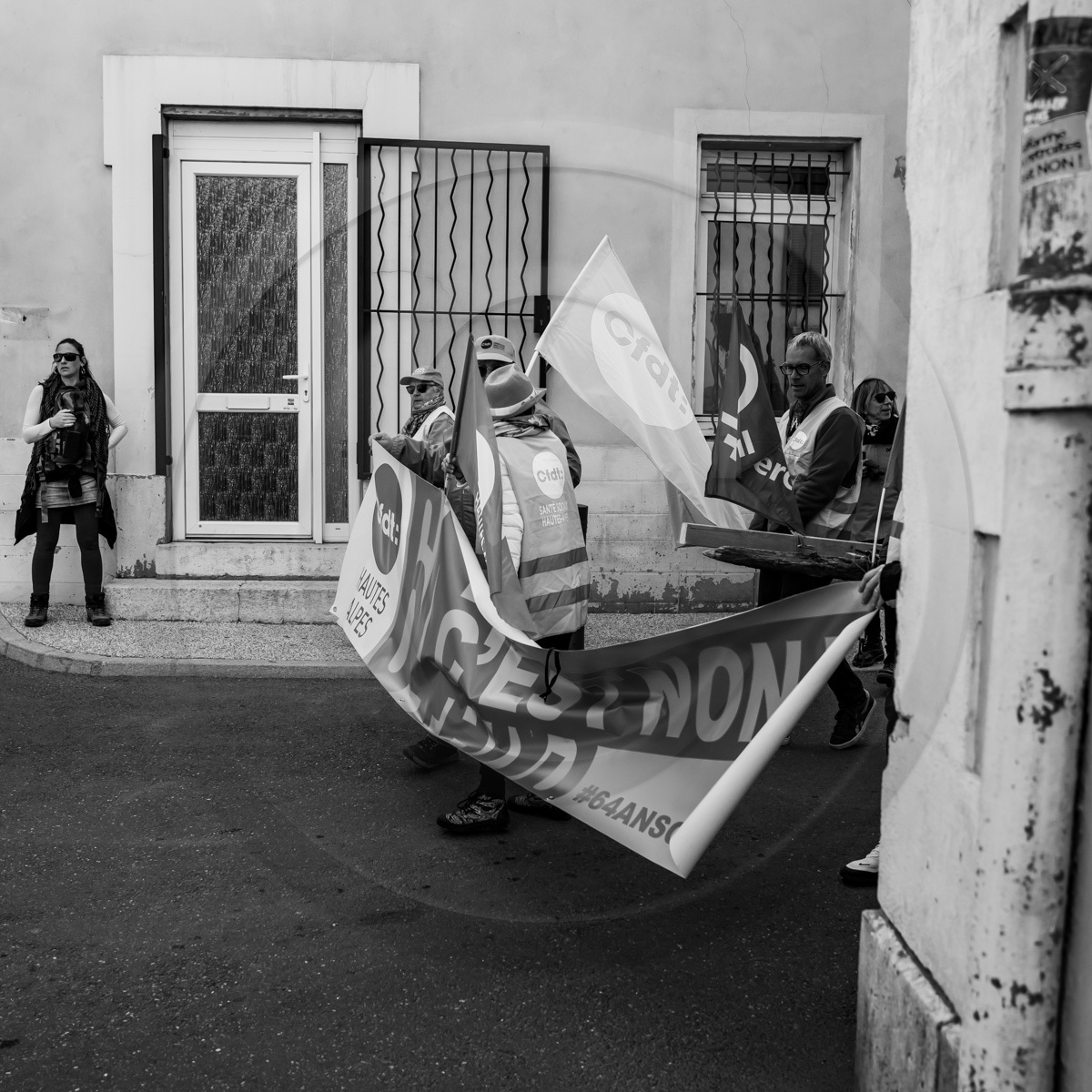 6 avril 2023 : Manifestation contre la réforme des retraites à Gap