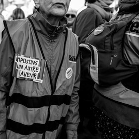 31 janvier 2023 : Manifestation contre la réforme des retraites. Plus de 4000 personnes dans les rues de Gap (Hautes-Alpes).