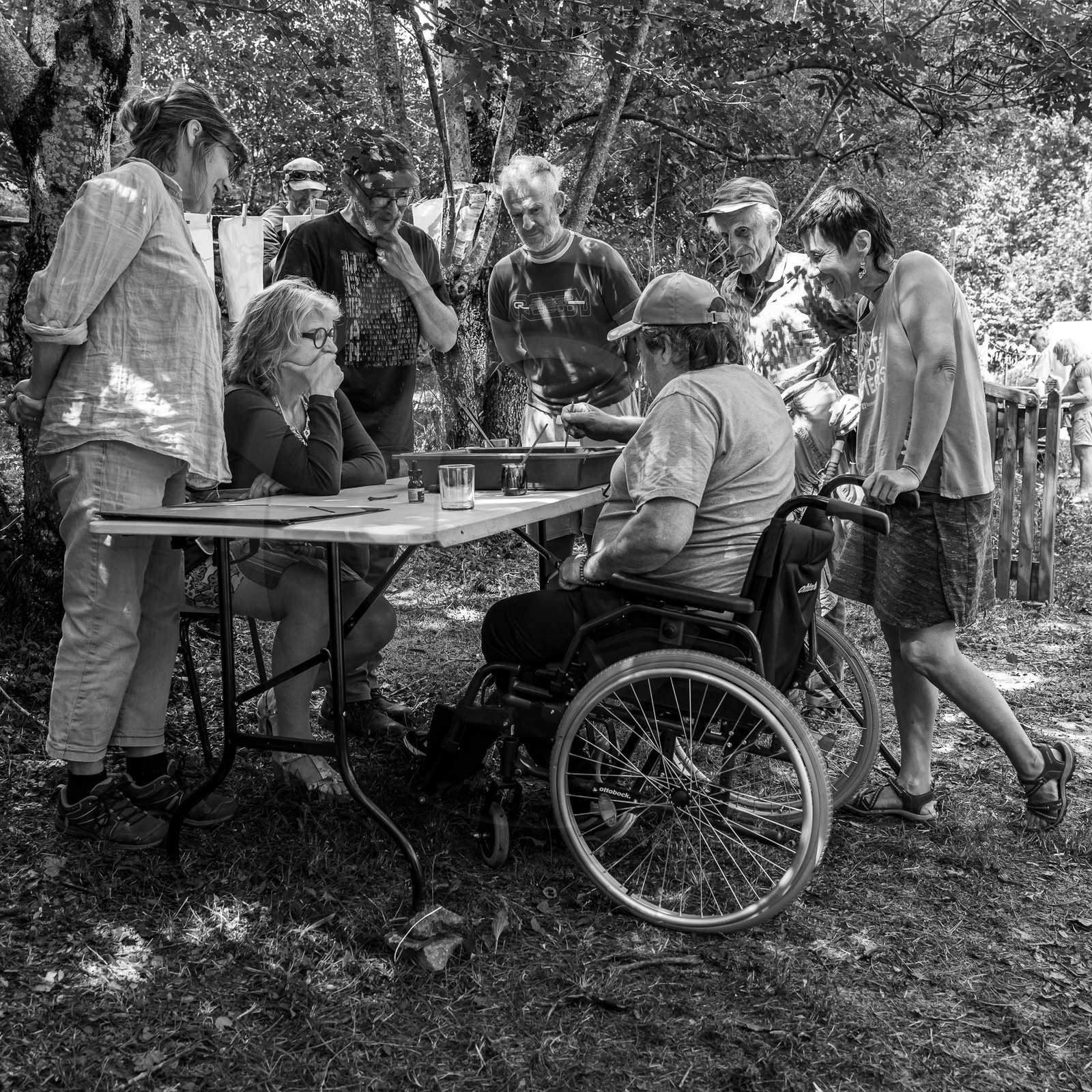 05 juillet 2023 : une cantine et des artistes