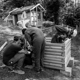 Construction de bacs surélevés