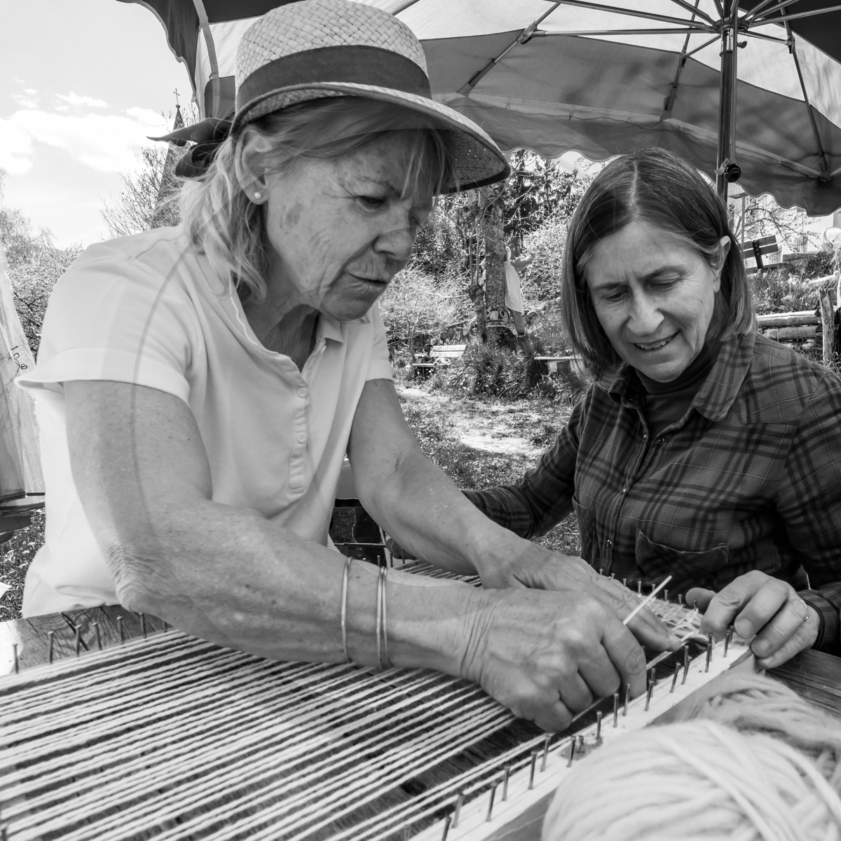 Atelier laine et promenade au jardin