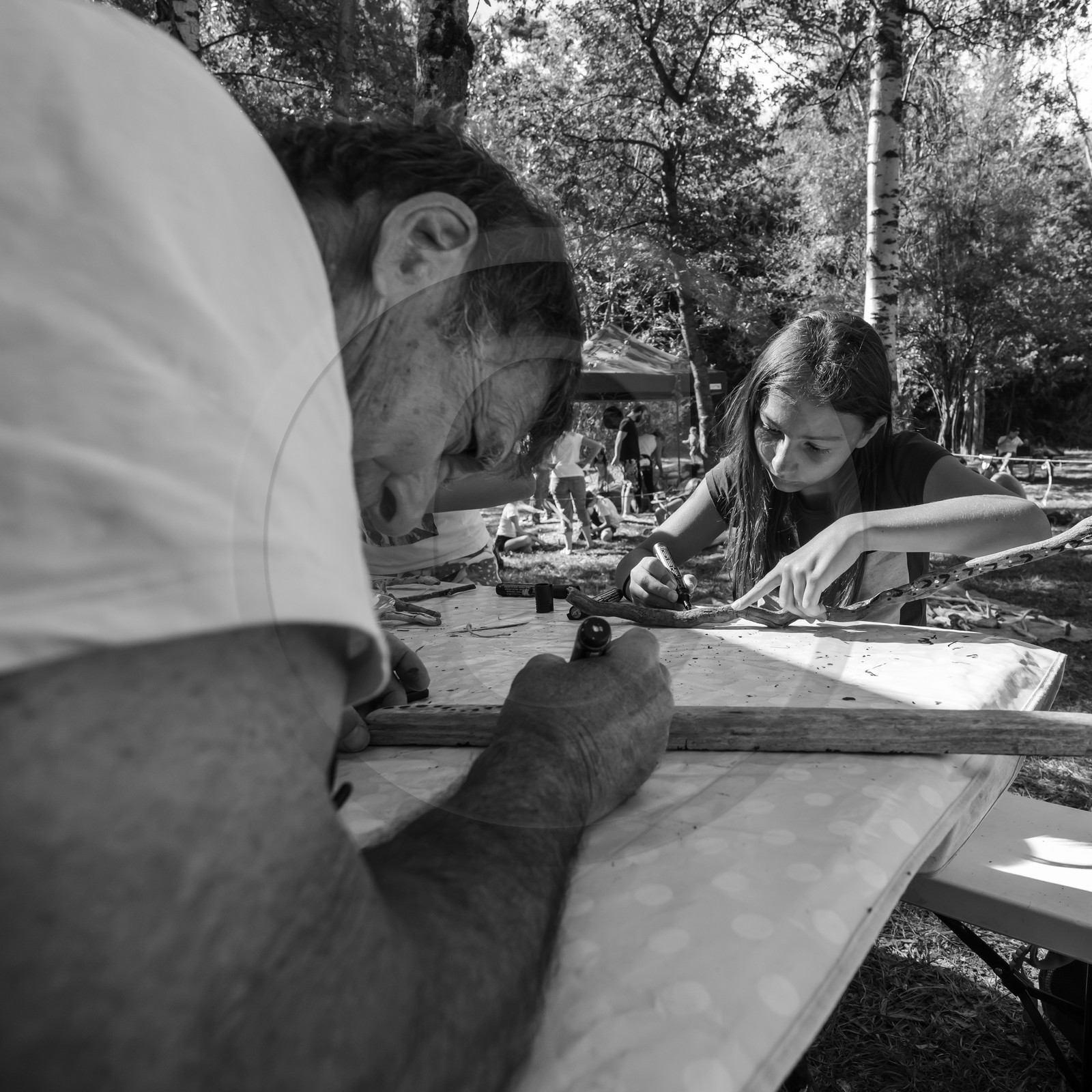 15 août 2019 : au festival l'Echo des Mots