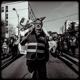Manifestation à Gap le 10 décembre 2019.